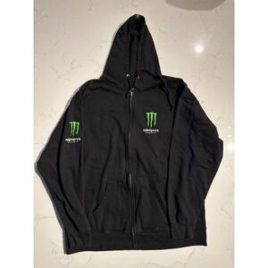 Monster Energy Unleash The Beast Black Full Zip Hoodie